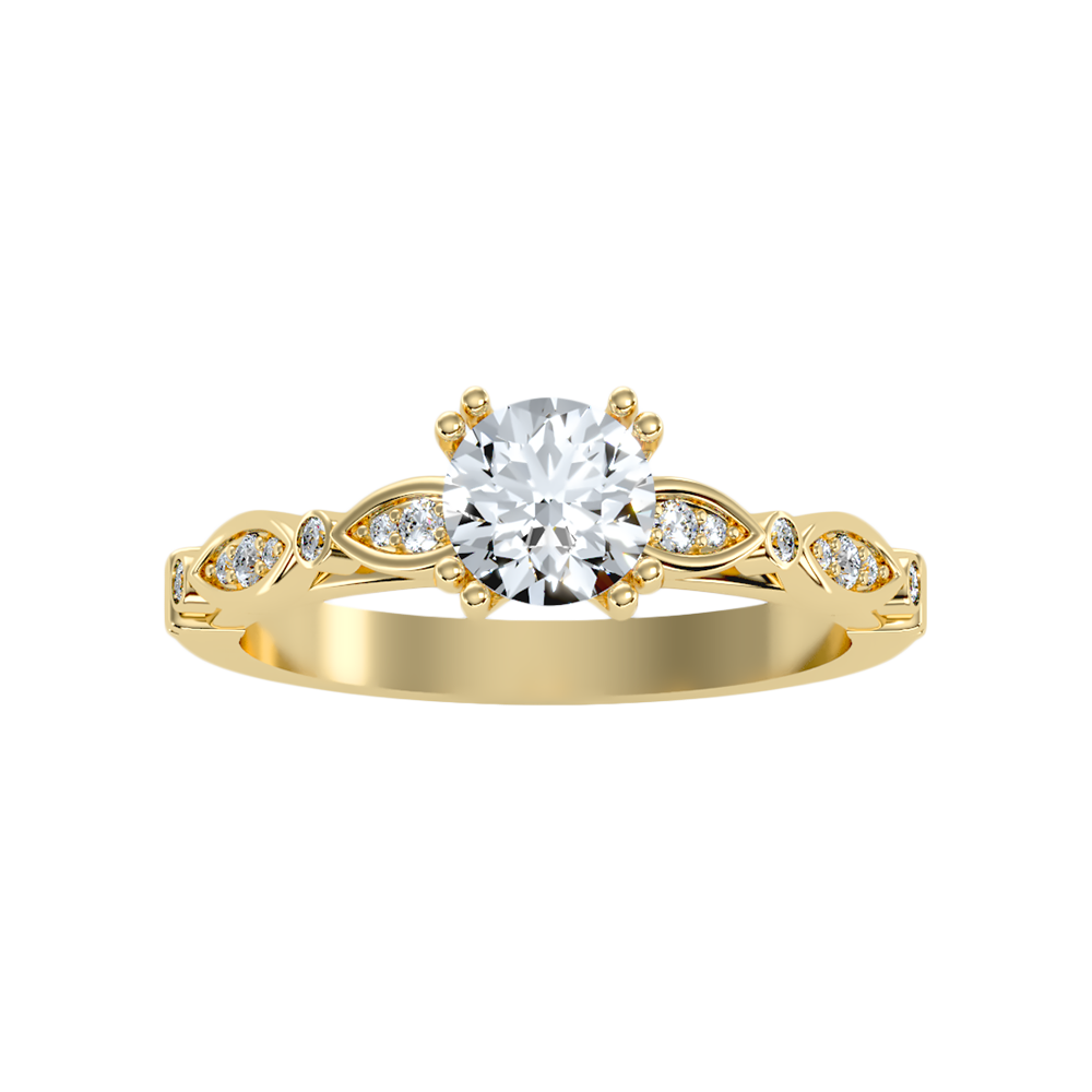 Spar Diamond Ring In 925 Sterling Silver - Ten