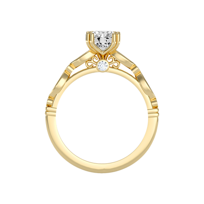 Spar Diamond Ring In 925 Sterling Silver - Twelve