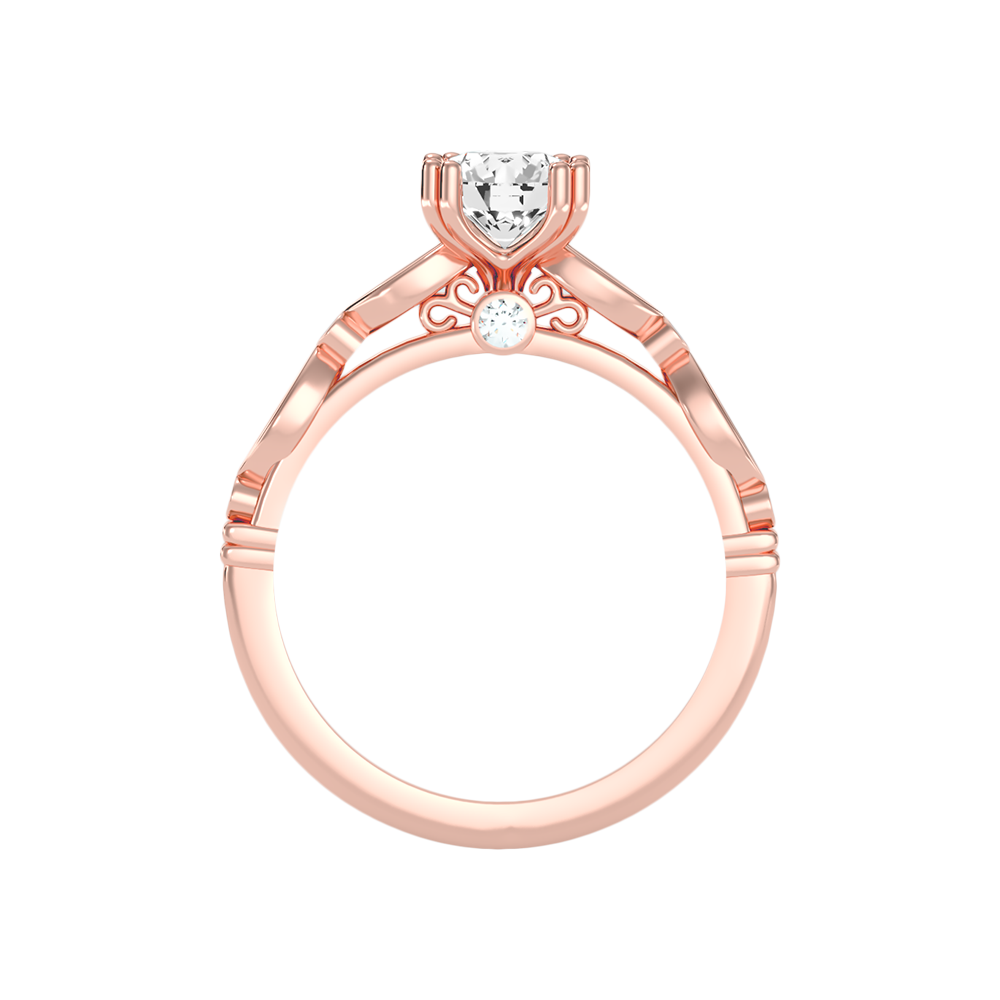 Spar Diamond Ring In 925 Sterling Silver - Four
