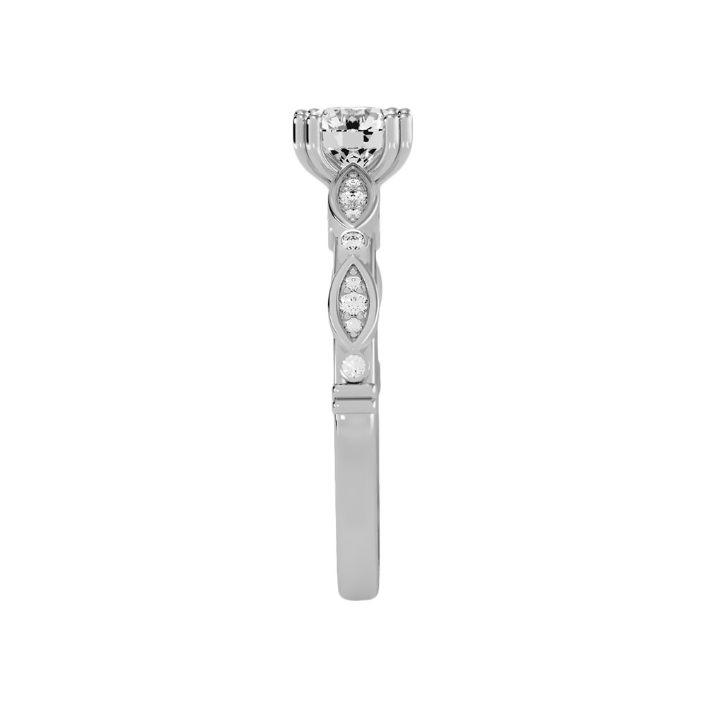Spar Diamond Ring In 925 Sterling Silver - Seven