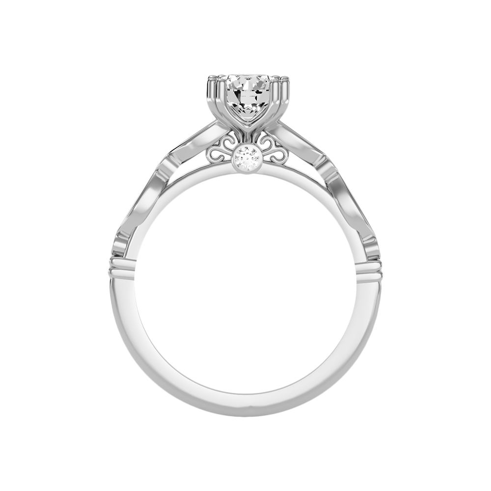 Spar Diamond Ring In 925 Sterling Silver - Eight