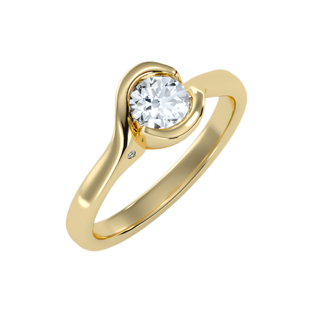 Speal Classic Solitaire Ring In 925 Sterling Silver - Ten