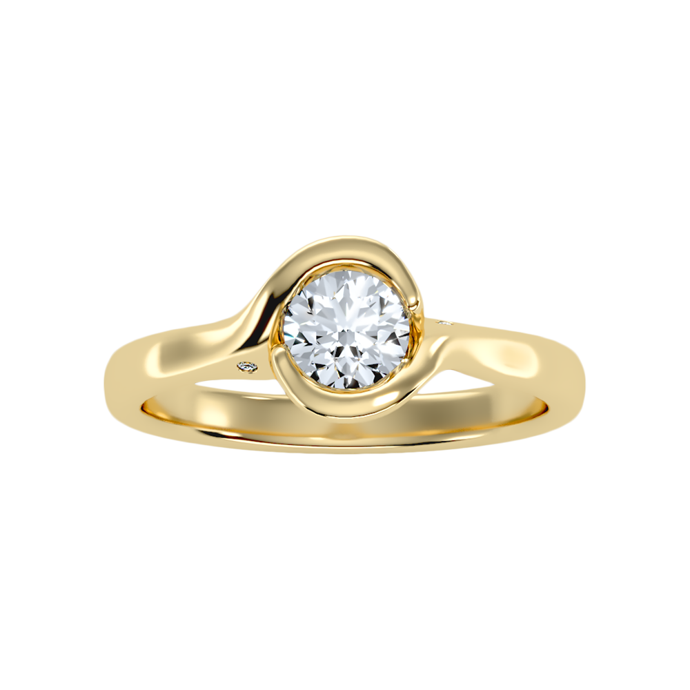 Speal Classic Solitaire Ring In 925 Sterling Silver - Eleven
