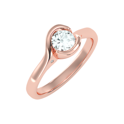 Speal Classic Solitaire Ring In 925 Sterling Silver - Six