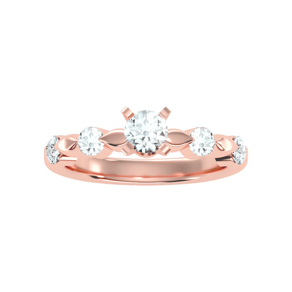 Special Solitaire Ring In 925 Sterling Silver - One