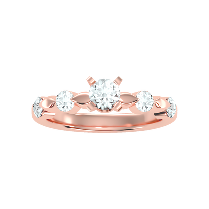 Special Solitaire Ring In 925 Sterling Silver - One