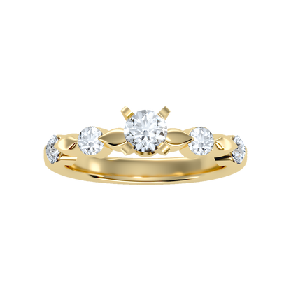 Special Solitaire Ring In 925 Sterling Silver - Ten