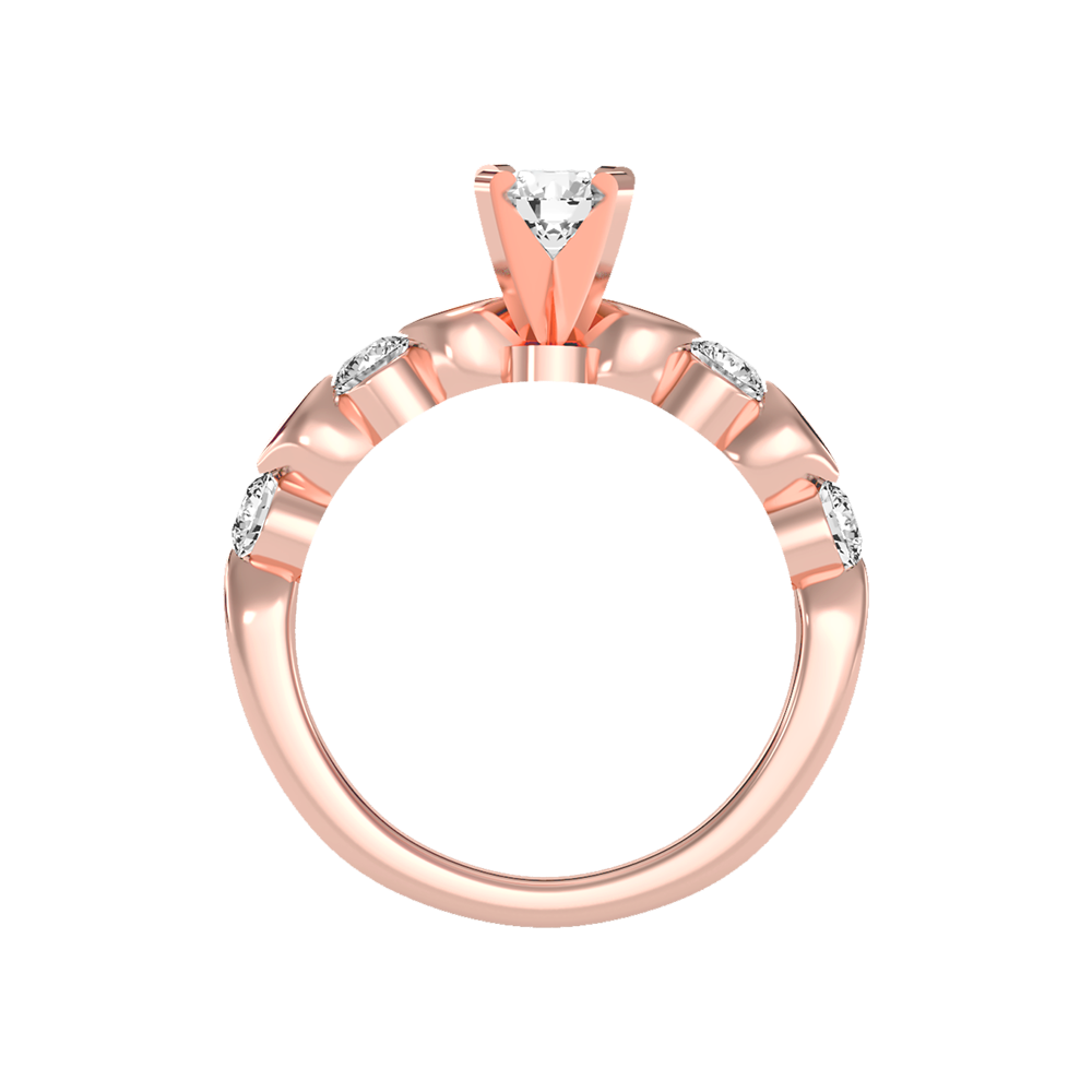 Special Solitaire Ring In 925 Sterling Silver - Four
