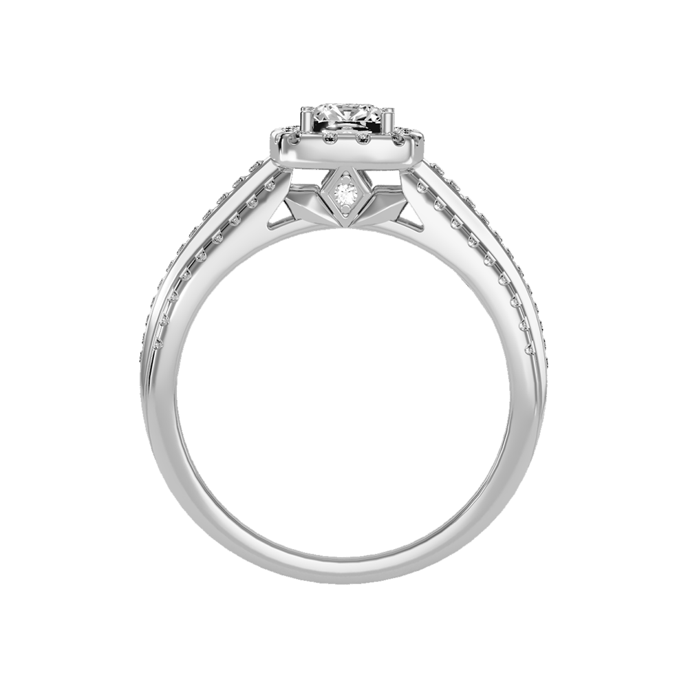 Spectral Halo Solitaire Ring - Two