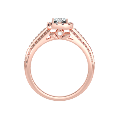 Spectral Halo Solitaire Ring - Six