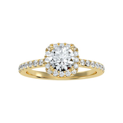 Sphine Halo Ring - Ten