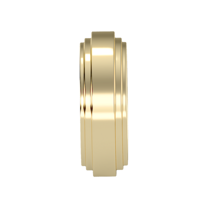 Splendor Men's Broad Band Ring - Eleven