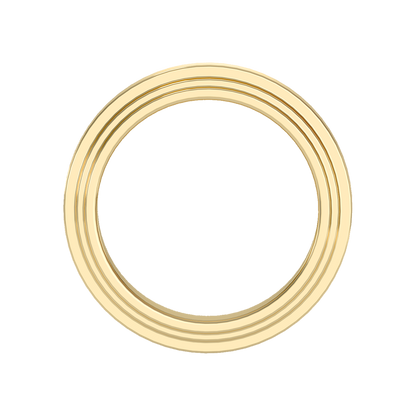 Splendor Men's Broad Band Ring - Twelve