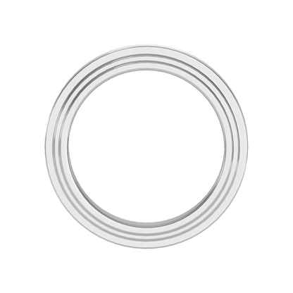Splendor Men's Broad Band Ring - Two