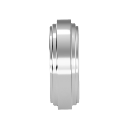 Splendor Men's Broad Band Ring - Four