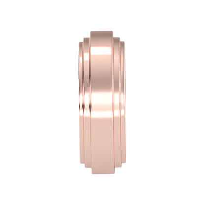 Splendor Men's Broad Band Ring - Seven
