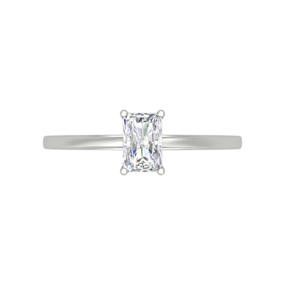 Sqaumous Loop Solitaire Ring - Two