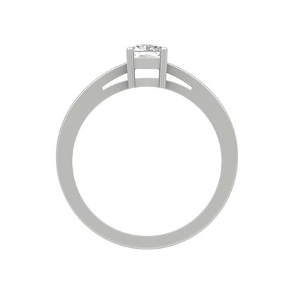 Sqaumous Loop Solitaire Ring - Three