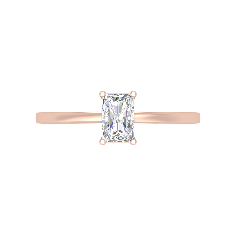 Sqaumous Loop Solitaire Ring - Six