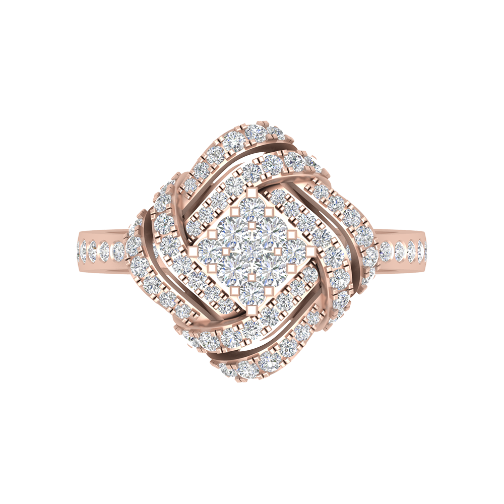 Squamous Cocktail Ring In 925 Sterling Silver - Ten