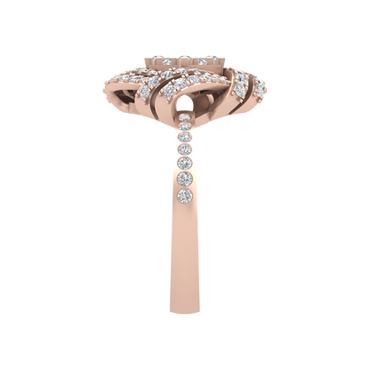 Squamous Cocktail Ring In 925 Sterling Silver - Eleven