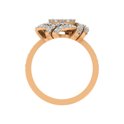 Squamous Cocktail Ring In 925 Sterling Silver - Two