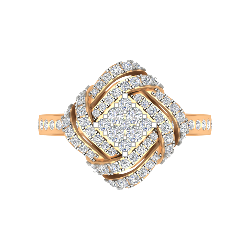 Squamous Cocktail Ring - Three