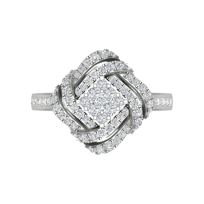 Squamous Cocktail Ring In 925 Sterling Silver - Six