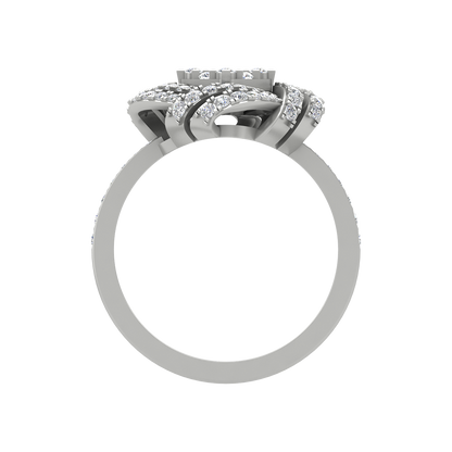 Squamous Cocktail Ring In 925 Sterling Silver - Eight