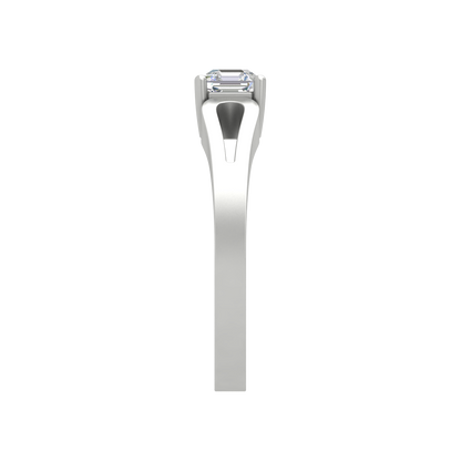 Square In A Loop Solitaire Ring - Seven