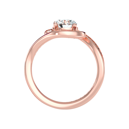 Stacks Cluster Ring In 925 Sterling Silver - Four