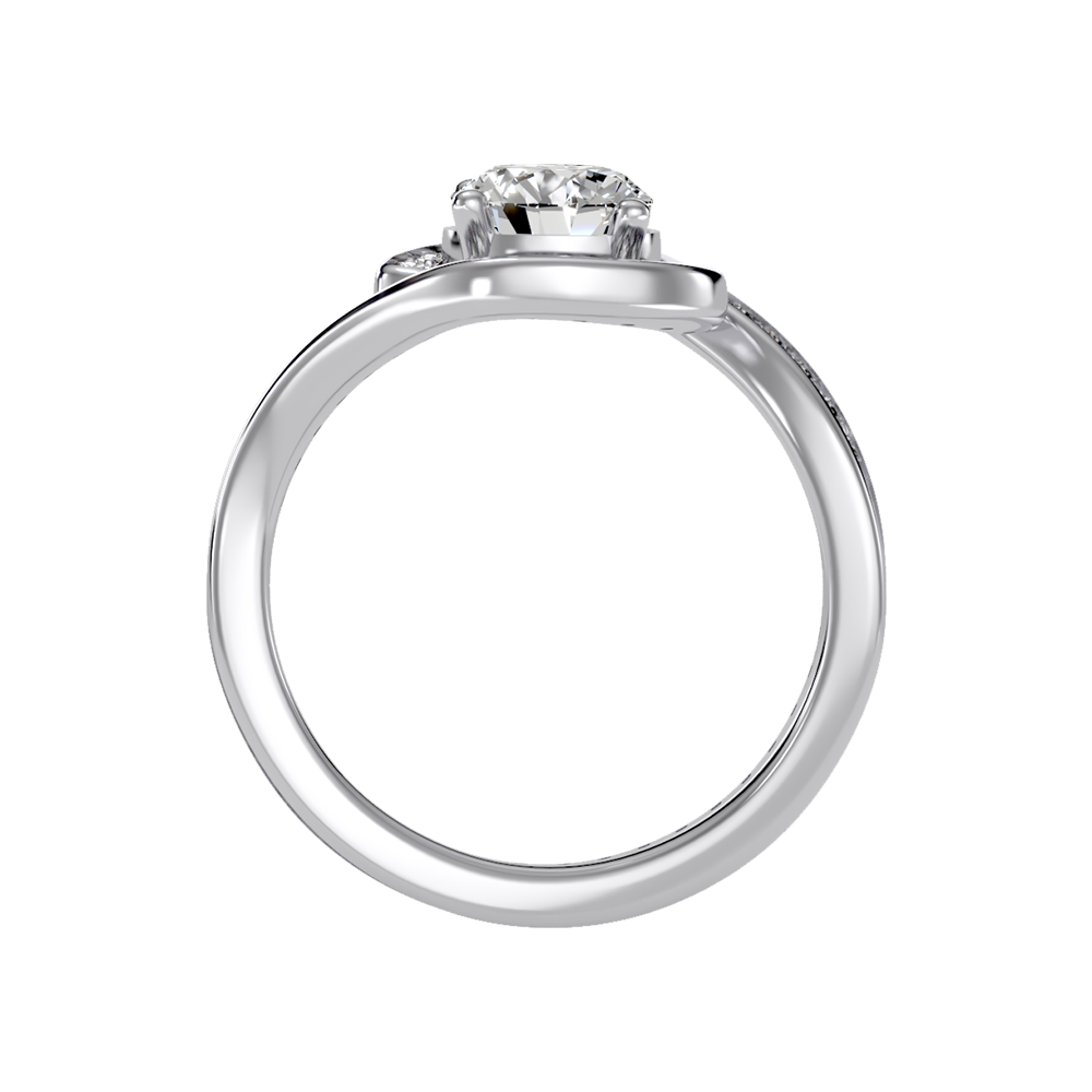 Stacks Cluster Ring In 925 Sterling Silver - Eight