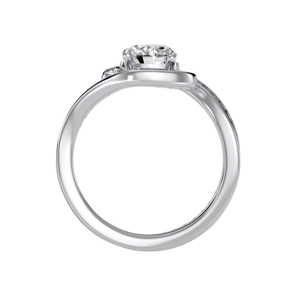 Stacks Cluster Ring In 925 Sterling Silver - Eight
