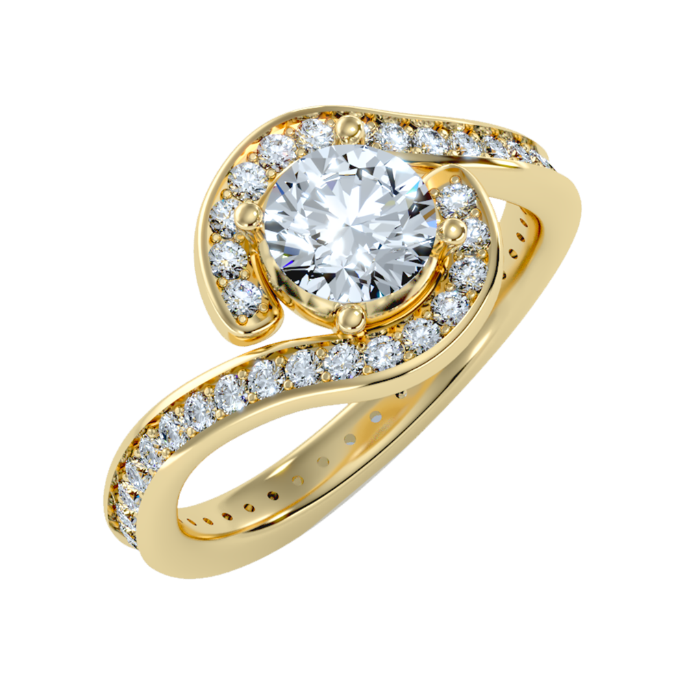 Stacks Cluster Ring In 925 Sterling Silver - Nine