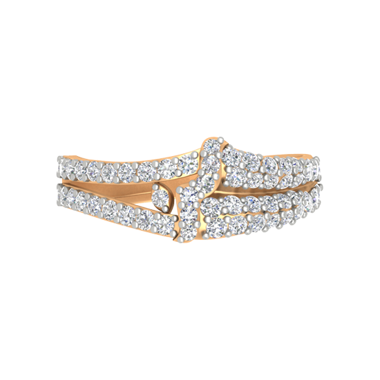 Starstuck Diamond Band In 925 Sterling Silver - Ten