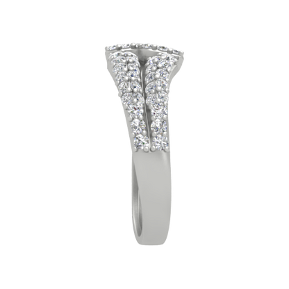 Starstuck Diamond Band In 925 Sterling Silver - Seven