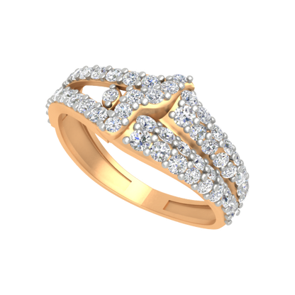 Starstuck Diamond Band In 925 Sterling Silver - Nine