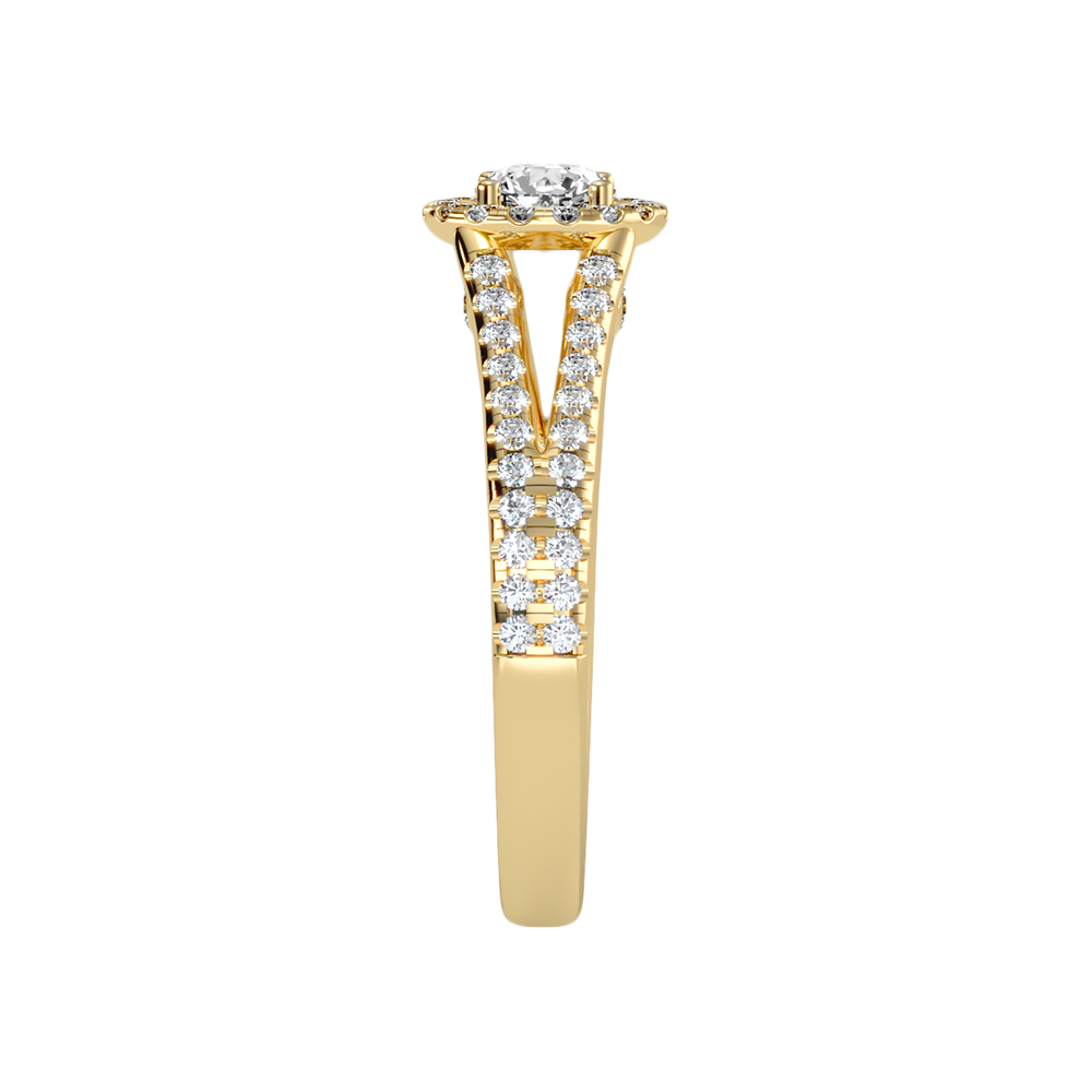 Startling Halo Engagement Ring - Eleven