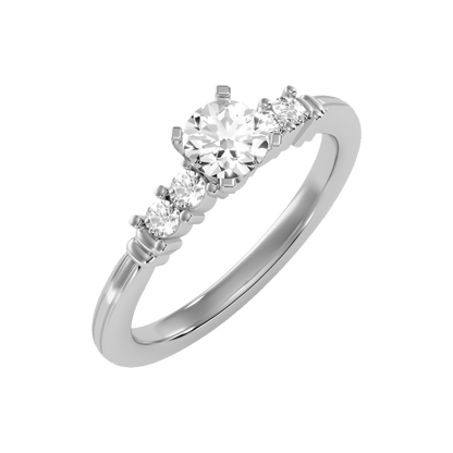 Stately Solitaire Ring - One