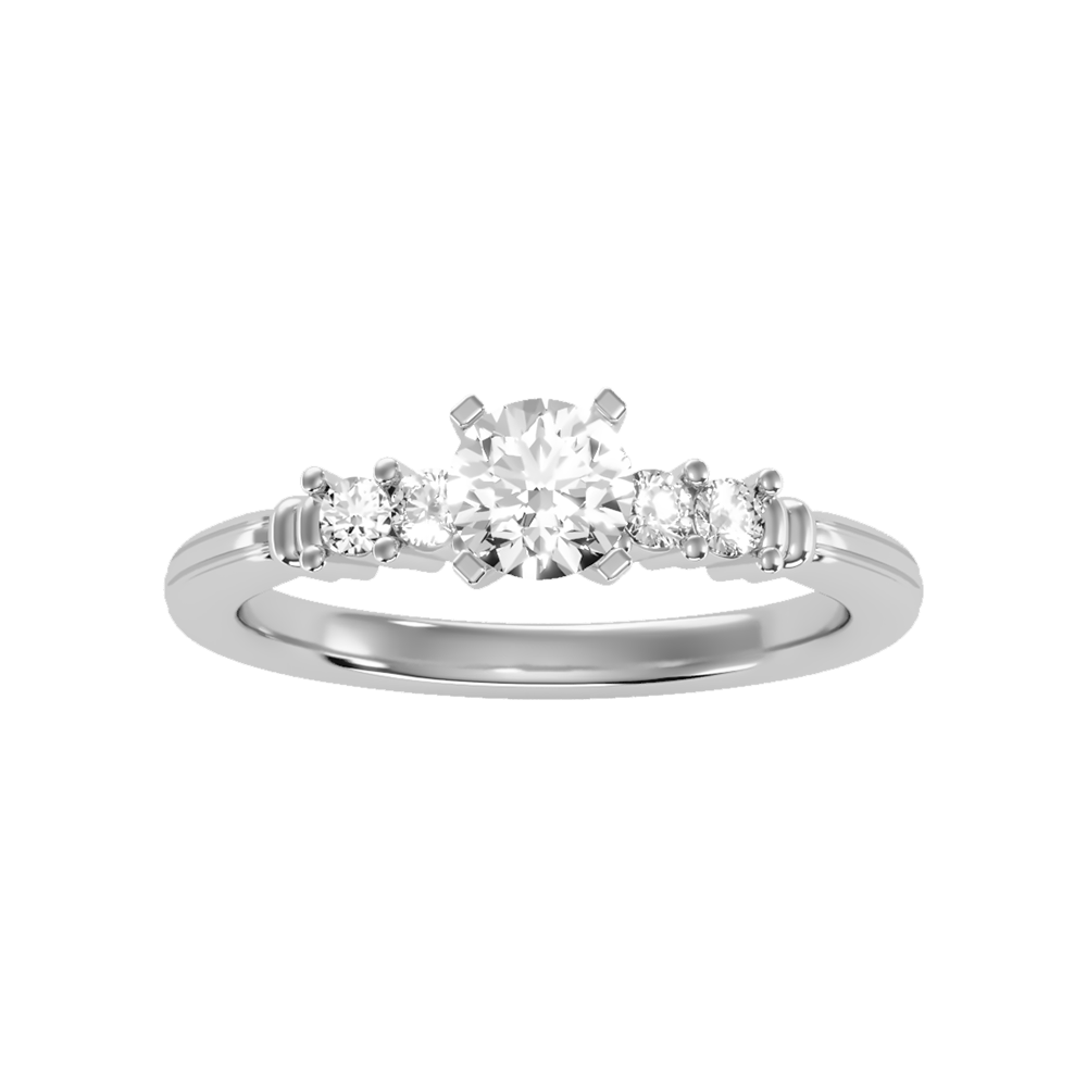 Stately Solitaire Ring - Three