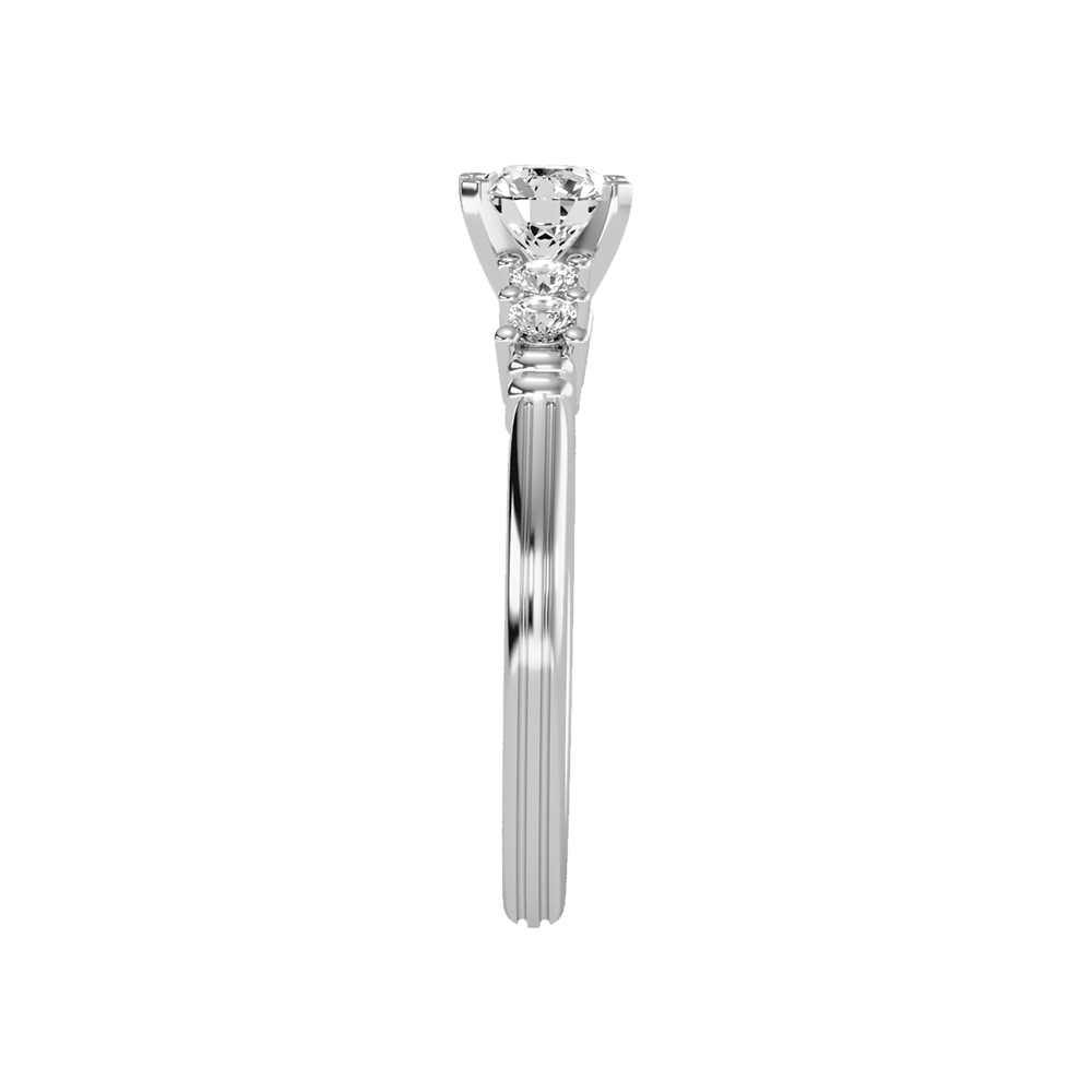 Stately Solitaire Ring - Four