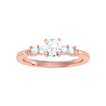 Stately Solitaire Ring - Seven