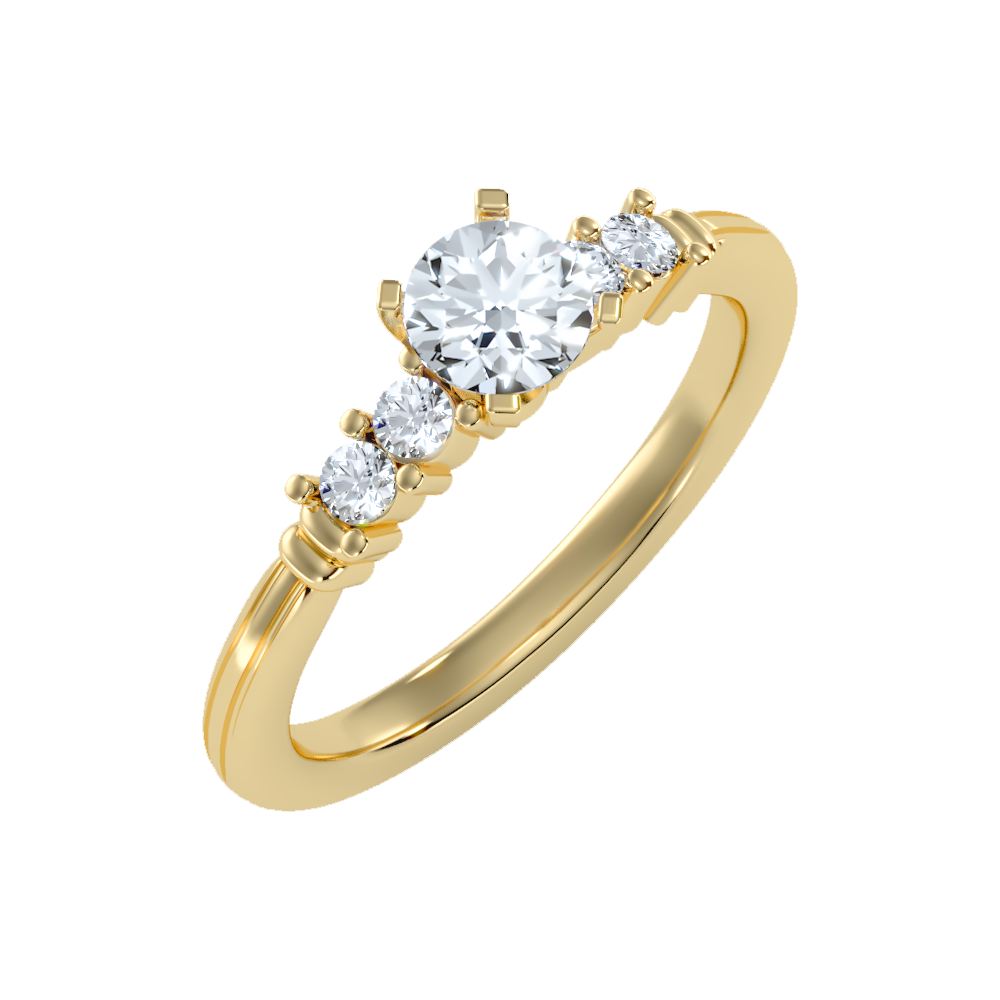 Stately Solitaire Ring - Nine
