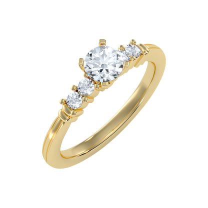 Stately Solitaire Ring - Nine