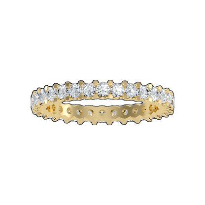 Statement Wedding Band In 925 Sterling Silver - Eight