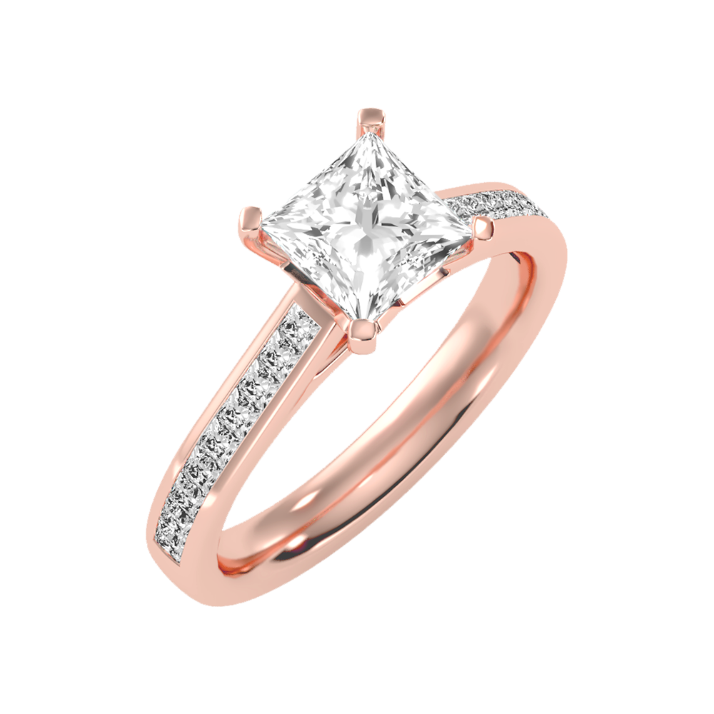 Statuesque Solitaire Ring In 925 Sterling Silver - One