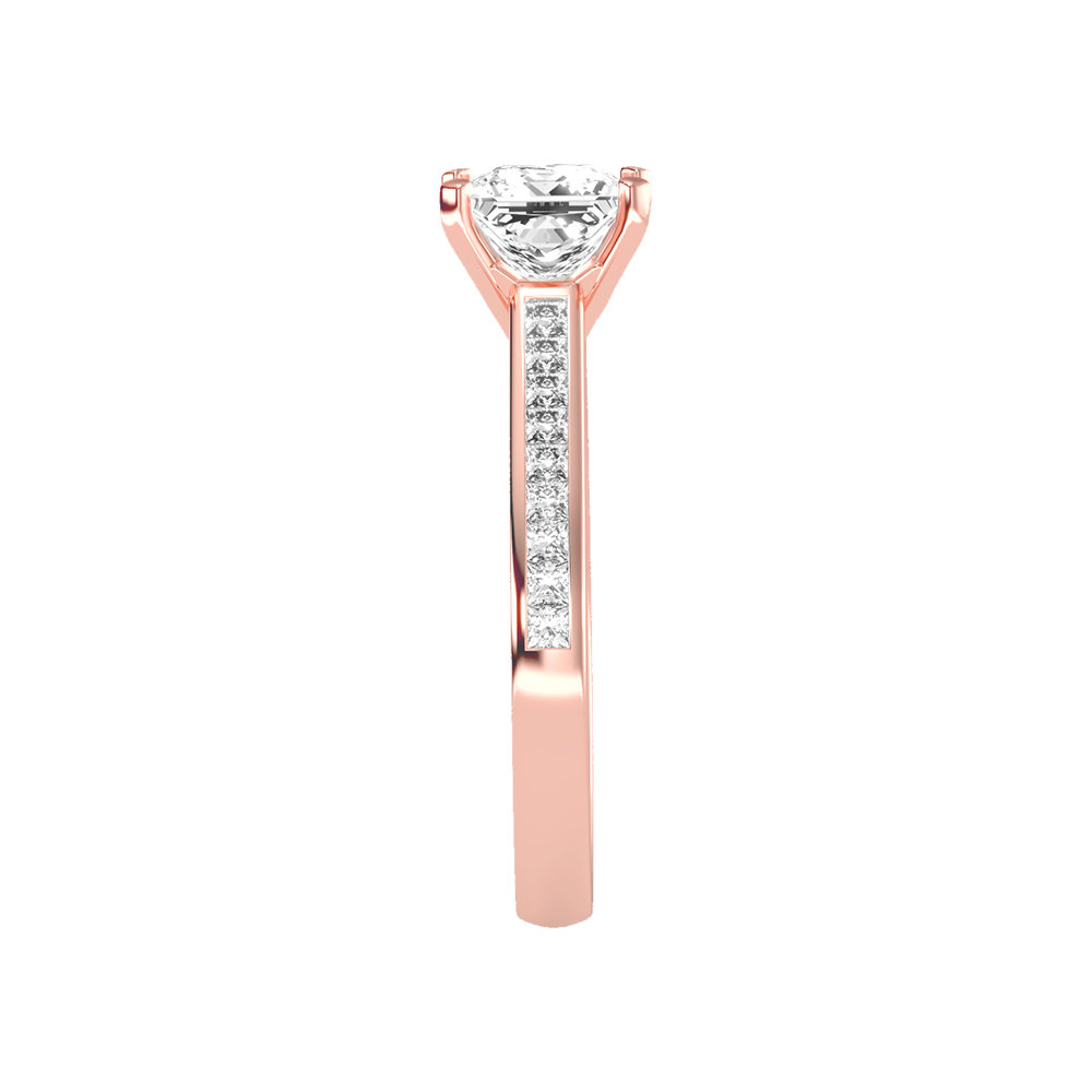 Statuesque Solitaire Ring In 925 Sterling Silver - Three