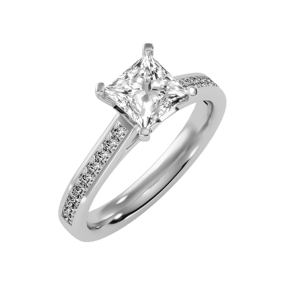 Statuesque Solitaire Ring - Five