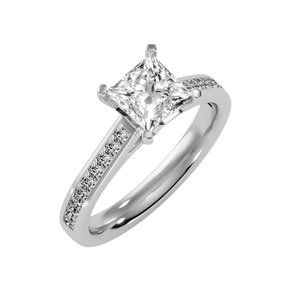 Statuesque Solitaire Ring - Five