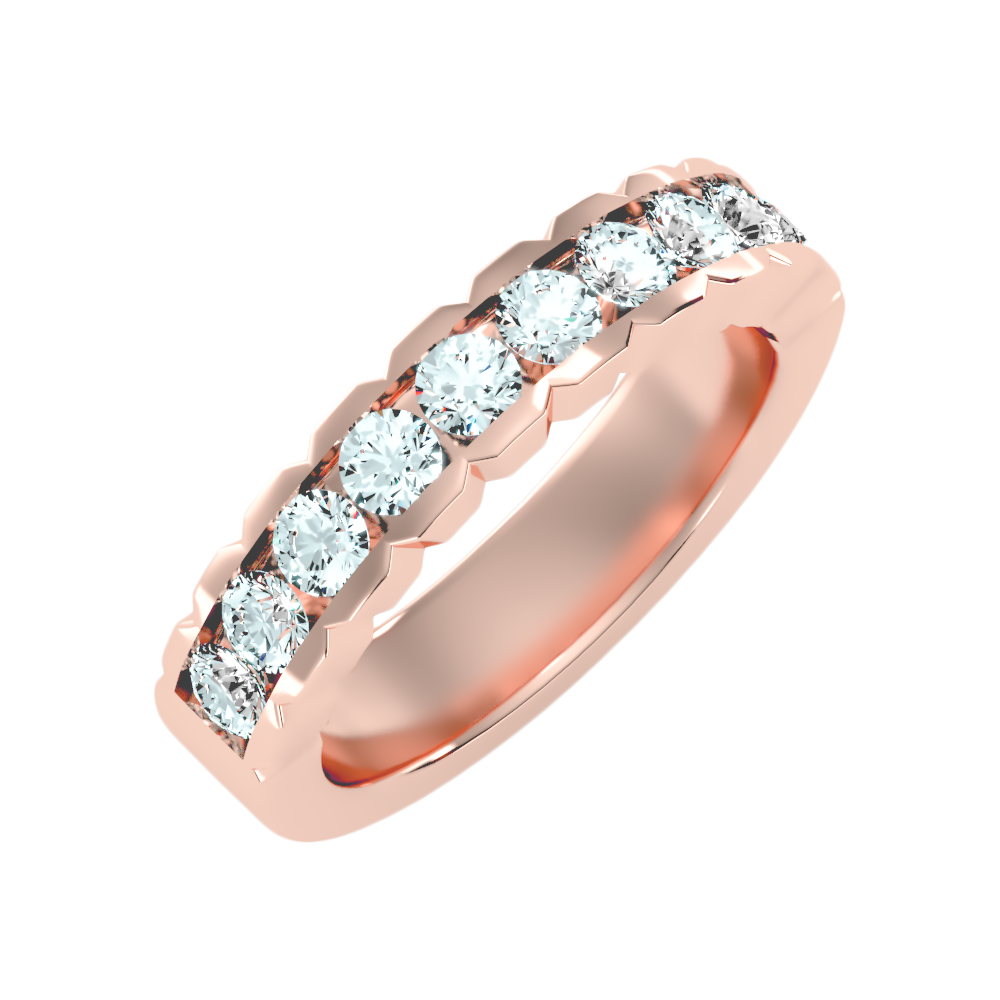 Strand Half Eternity Band - One
